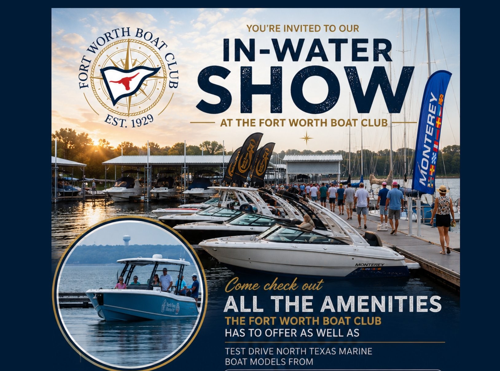 Fort Worth Boat Club In-Water Boat Show