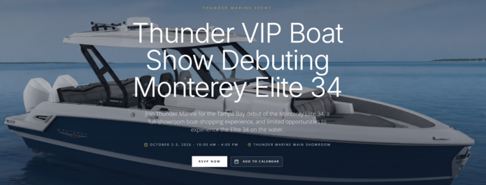 Thunder Marine VIP Boat Show
