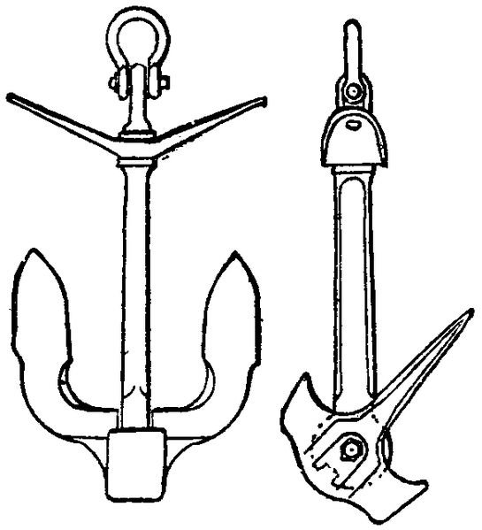 The stockless anchor was one of the most important innovations in