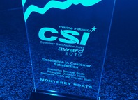 Monterey Boats NMMA Customer Satisfaction Award Winner!