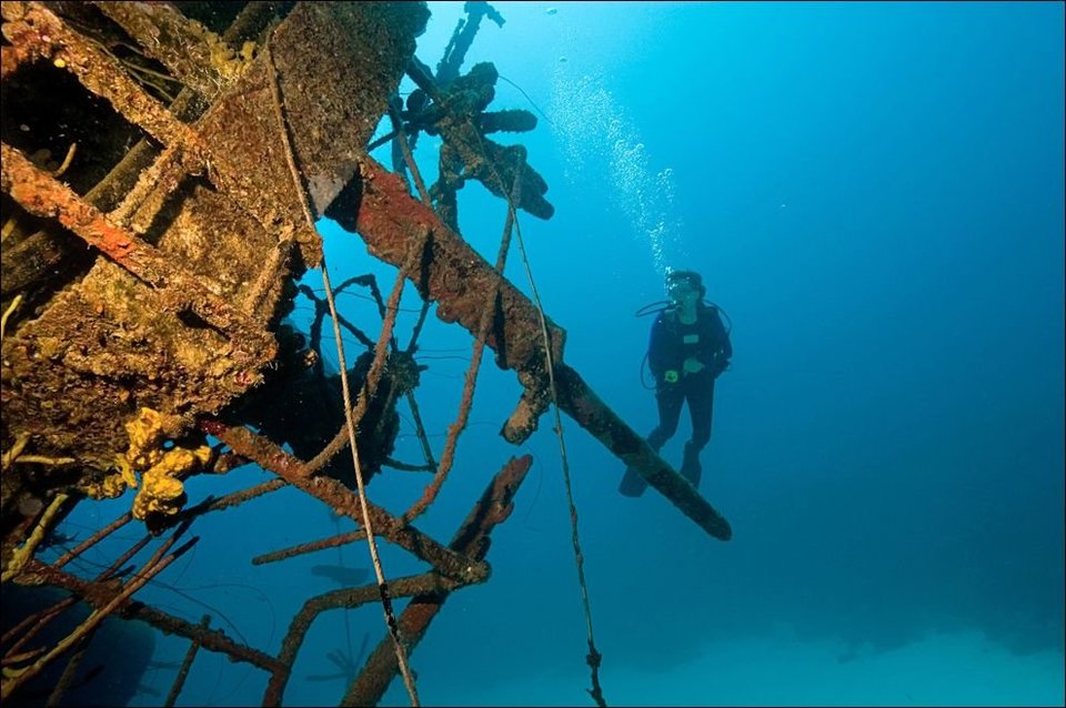 Diving at the Hilma Hooker