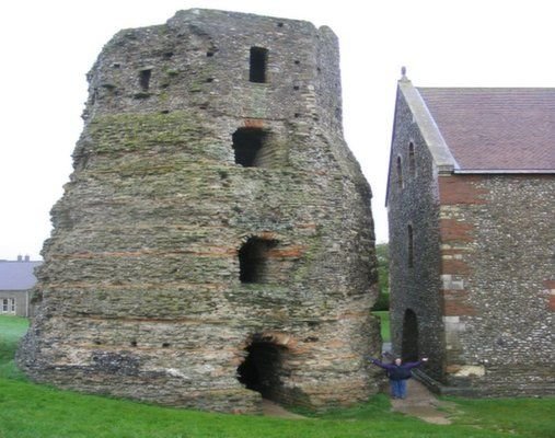 Touring the Roman Lighthouse at Dover