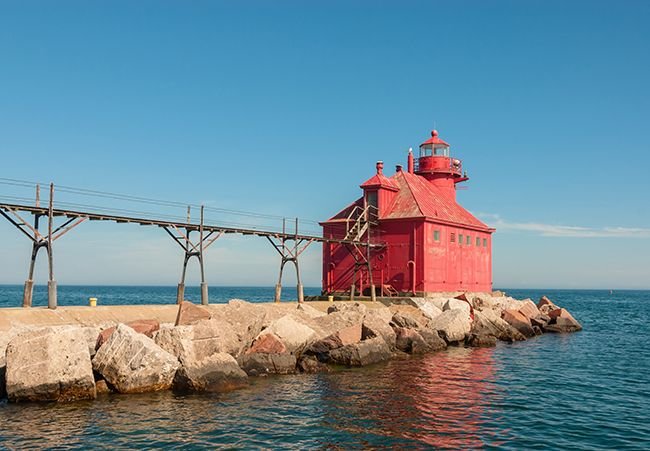 Sturgeon Bay, Lake Michigan, A Coast Guard City and Bass Fishing Paradise