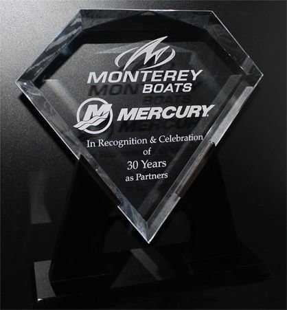 MERCURY MARINE HONORS MONTEREY BOATS